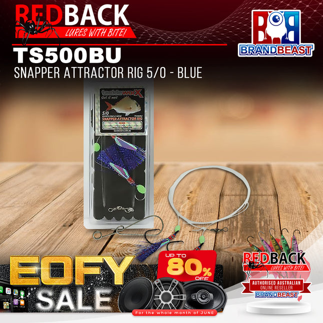 XXX Marine TS500BU Snapper Attractor Rig 5/0 Blue