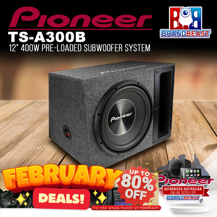 Pioneer TS-A300B 12" 1500W ‚ÄúA‚Äù Series Pre-Loaded Ported Enclosure