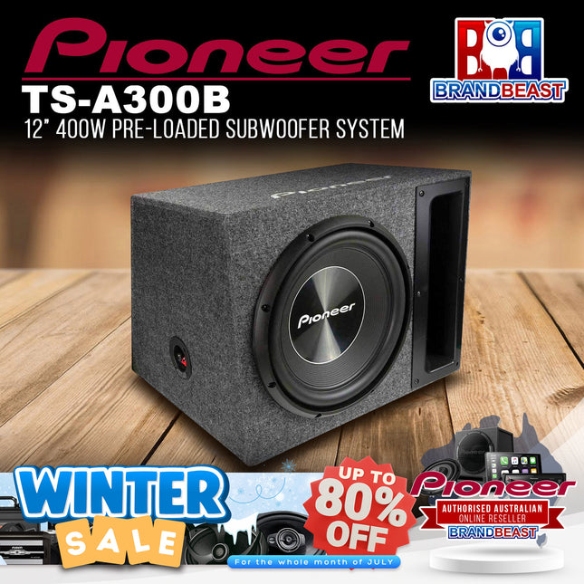 Pioneer TS-A300B 12" 1500W "A" Series Pre-Loaded Ported Enclosure