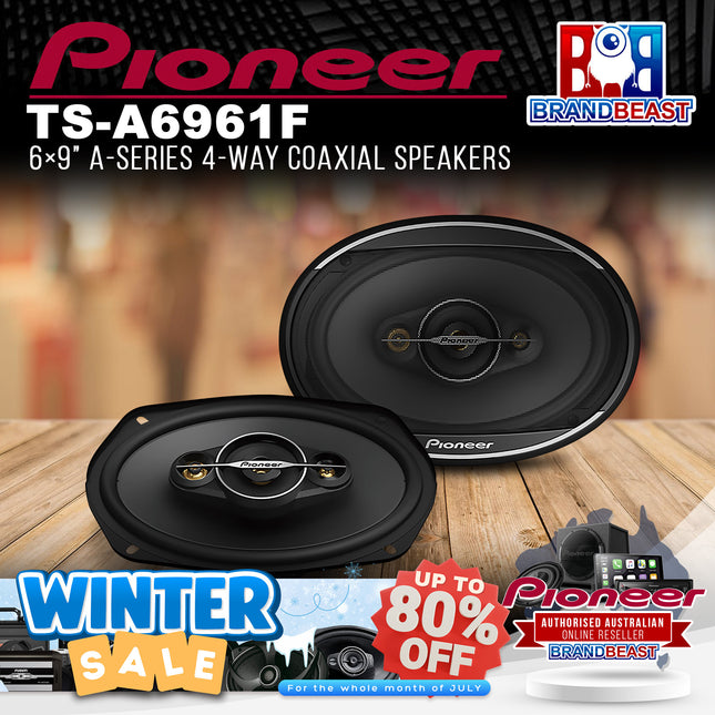 Pioneer TS-A6961F 6√ó9" A-Series 4-Way Coaxial Speakers