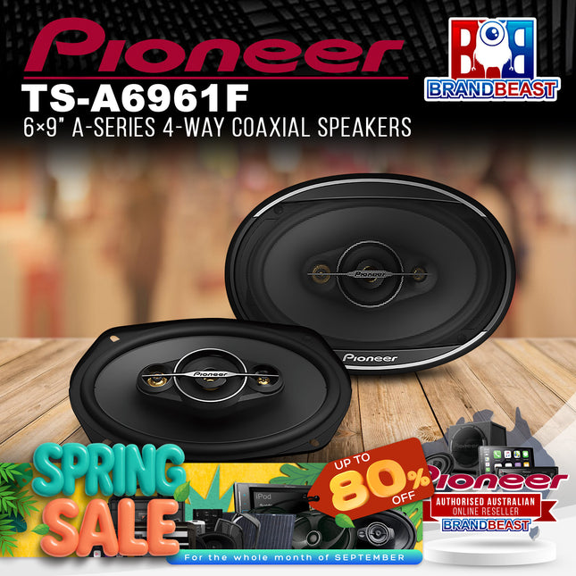 Pioneer TS-A6961F 6√ó9" A-Series 4-Way Coaxial Speakers