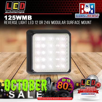 LED Autolamps 125WMB Reverse Light LED 12 or 24V Modular Surface Mount