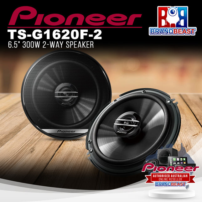 Pioneer TS-G1620F-2 G-Series 6.5" 300W 2-Way Coaxial Speakers - Pair