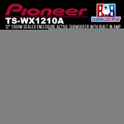 Pioneer TS-WX1210A 12" 1300W Sealed Enclosure Active Subwoofer with Built-In Amp