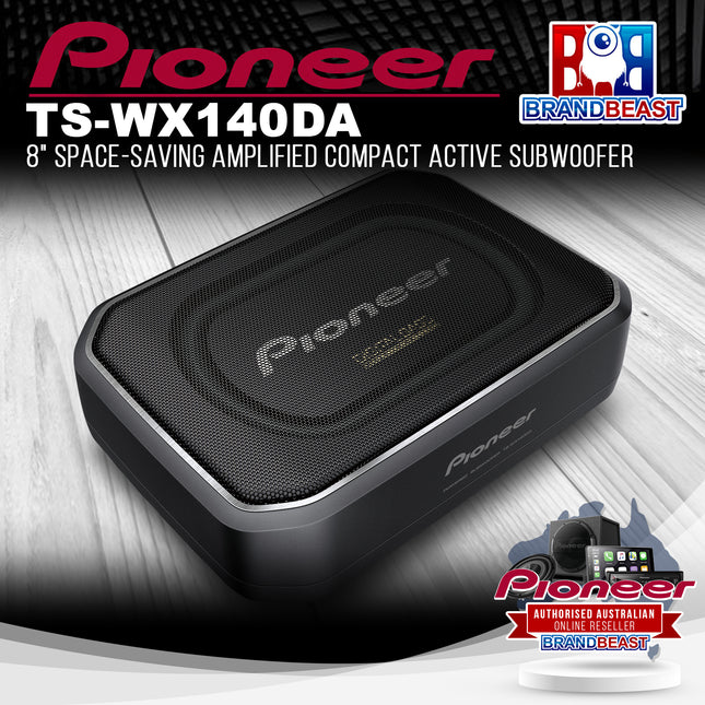 Pioneer TS-WX140DA 8" Space-Saving Amplified Compact Active Subwoofer