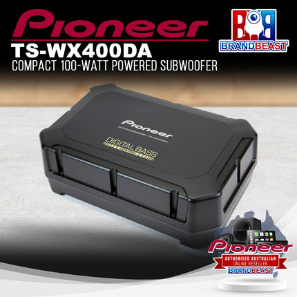 Pioneer TS-WX400DA 250W Space Saving Active Sealed Subwoofer