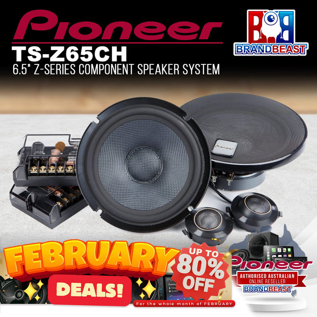 Pioneer TS-Z65CH 330W 6.5‚Äù Coaxial 2-Way Component Speaker System