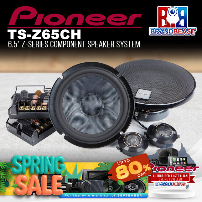 Pioneer TS-Z65CH 330W 6.5" Coaxial 2-Way Component Speaker System