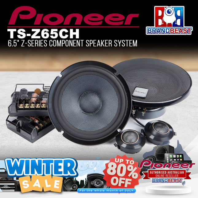 Pioneer TS-Z65CH 330W 6.5" Coaxial 2-Way Component Speaker System