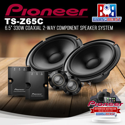 Pioneer TS-Z65C 330W 6.5" Coaxial 2-Way Component Speaker System