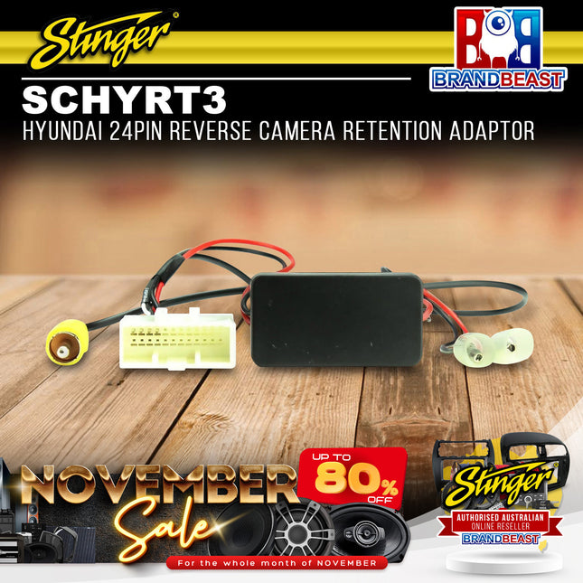 Stinger SCHYRT3 Hyundai 24PIN Reverse Camera Retention Adaptor