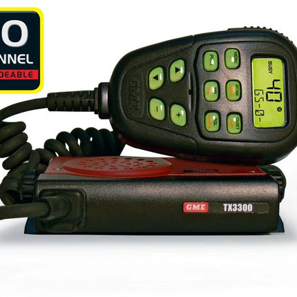 GME TX3340 477MHz UHF Ultra Compact CB Radio - 80ch Upgradable