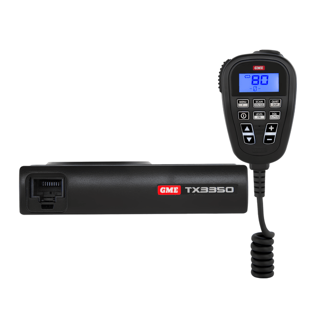 GME TX3350 5 Watt Super Compact UHF CB Radio - LCD Speaker Mic