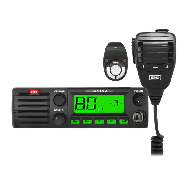 GME TX4500WS DSP DIN UHF Radio with Wireless PTT & ScanSuite 80 Channel