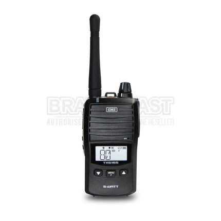 GME TX6165 5/1 Watt UHF CB Handheld Radio including Accessories