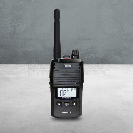GME TX6165 5/1 Watt UHF CB Handheld Radio including Accessories