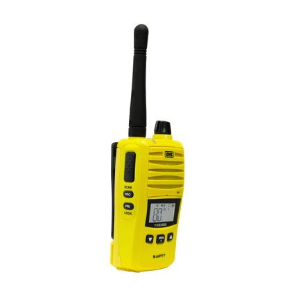 GME TX6165XY 5/1 Watt IP67 UHF CB Handheld Radio - Yellow