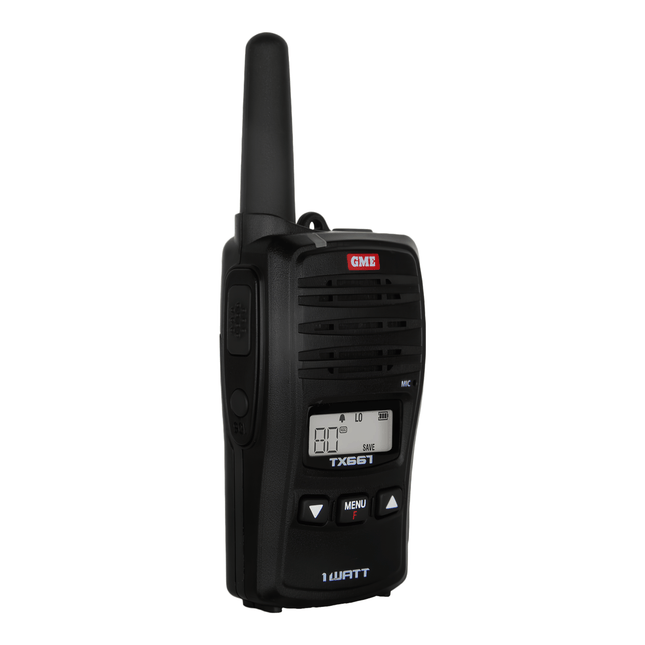 GME TX667 1-Watt UHF CB Handheld Radio