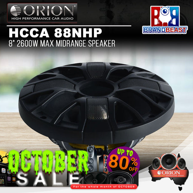 Orion HCCA 88NHP 8" 2600W Max Midrange Speaker