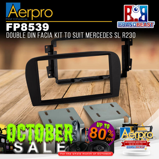 Aerpro FP8539 Double DIN Facia Kit to Suit Mercedes SL R230