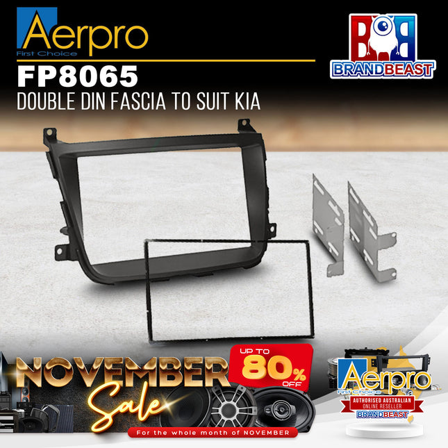 Aerpro FP8065 2-DIN Facia Kit to Suit Kia Sorento