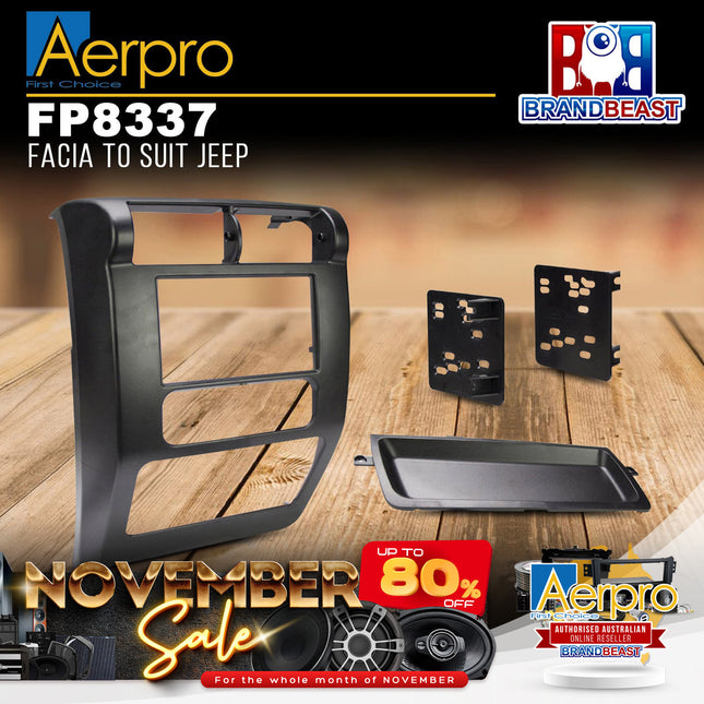 Aerpro FP8337 Facia To Suit Jeep