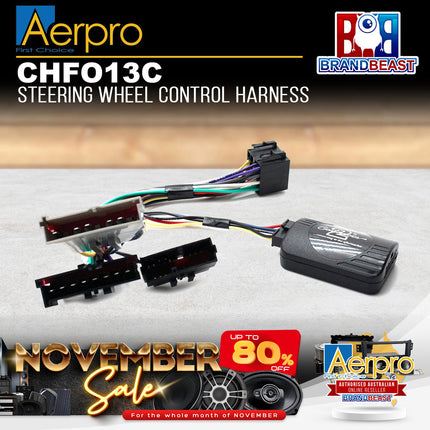 Aerpro CHFO13C Steering Wheel Control Harness Suit Ford/Jaguar