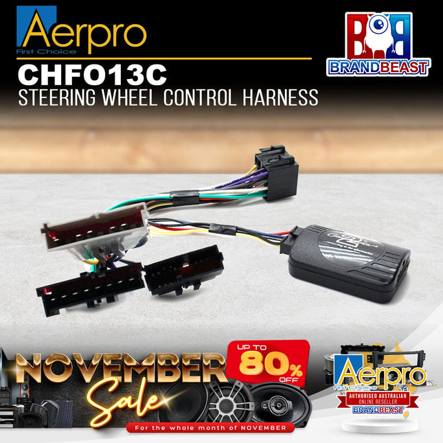 Aerpro CHFO13C Steering Wheel Control Harness Suit Ford/Jaguar