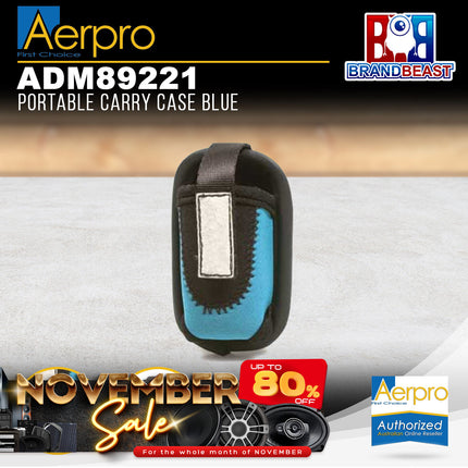 Aerpro ADM89221 Portable Carry Case - Aqua Blue