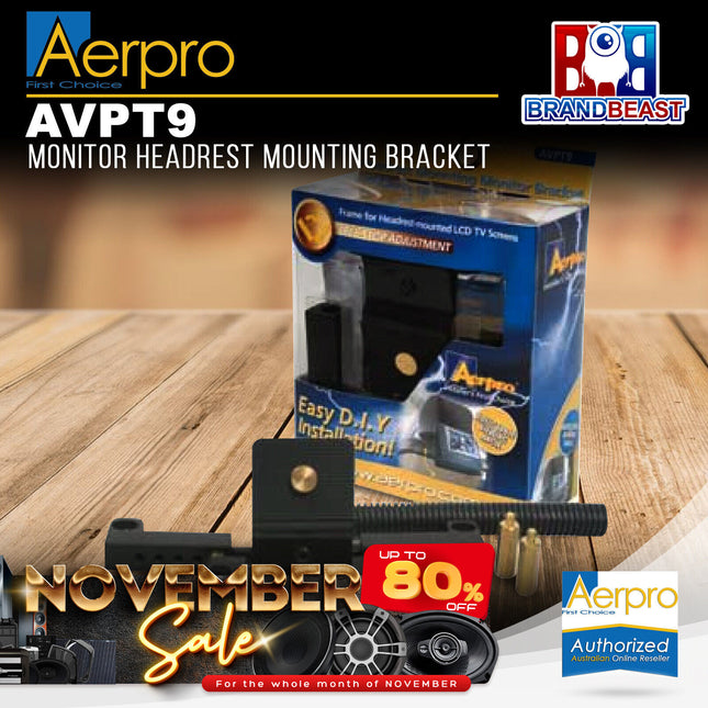 Aerpro AVPT9 Monitor Headrest Mounting Bracket