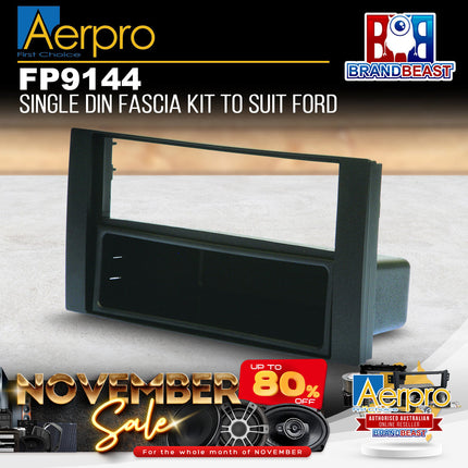 Aerpro FP9144 Single DIN Facia Kit Ford Fiesta/Kuga/Transit