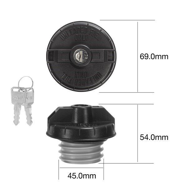 Tridon TFL231 Non-Vented Plastic Screw Locking Fuel Cap