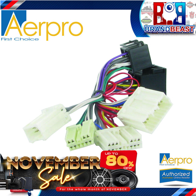 Aerpro CT10VL01 T-Harness To Suit Volvo S40 1996 - 2002
