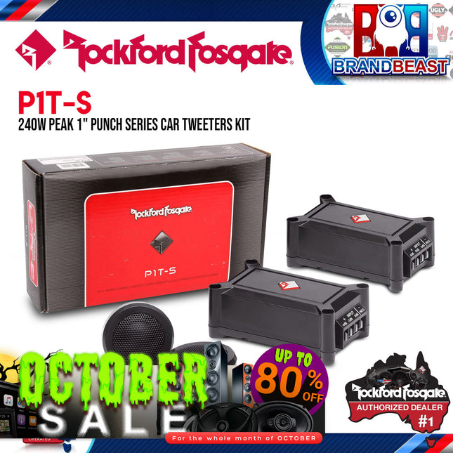 Rockford Fosgate P1T-S Punch 1" Series Tweeter Kit