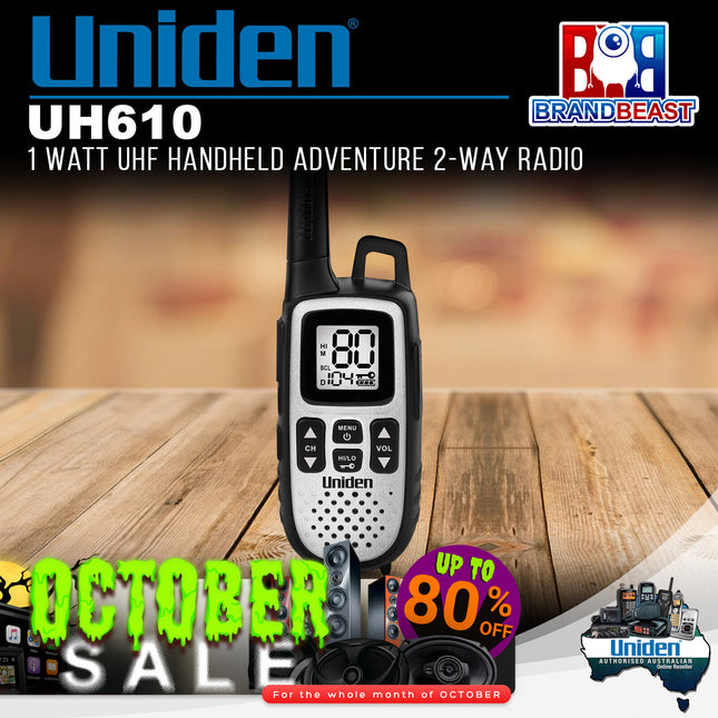 Uniden UH610 1 Watt UHF Handheld Adventure 2-Way Radio