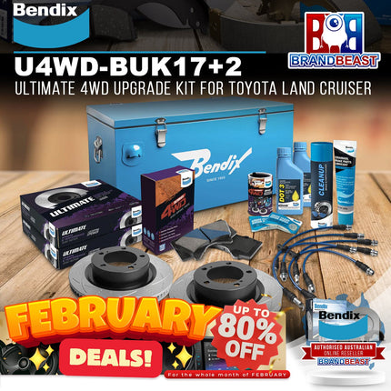 Bendix U4WD-BUK17+2 Ultimate 4WD Upgrade Kit for Toyota Land Cruiser