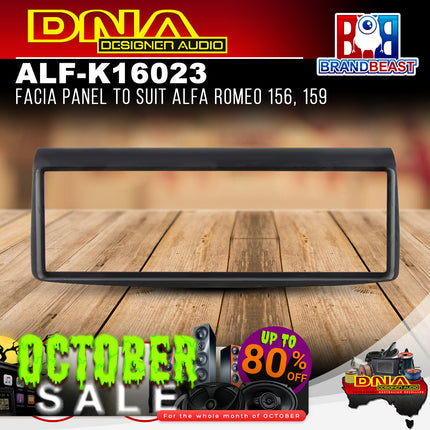 DNA ALF-K16023 Single DIN Fascia Panel To Suit Alfa Romeo 156 & 159