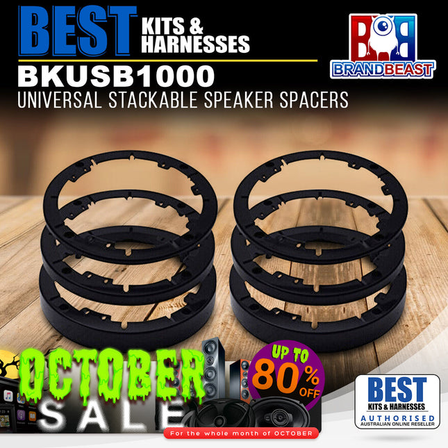 BestKits BKUSB1000 Universal Stackable Speaker Spacers