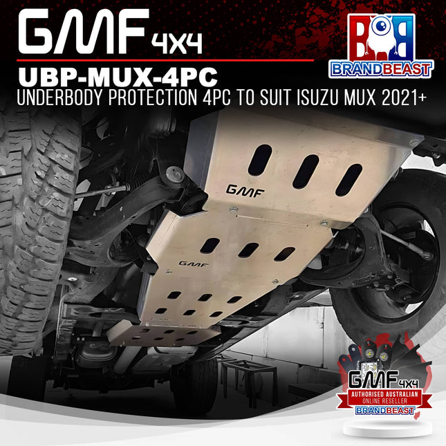 GMF4X4 UBP-MUX-4PC Underbody Protection 4pc To Suit Isuzu MUX 2021+