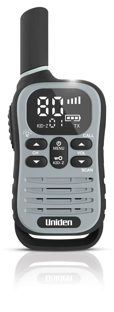UNIDEN UH45 MAX - Ultra-Compact UHF Radio with Kid-Zone Plus and USB-C Charging