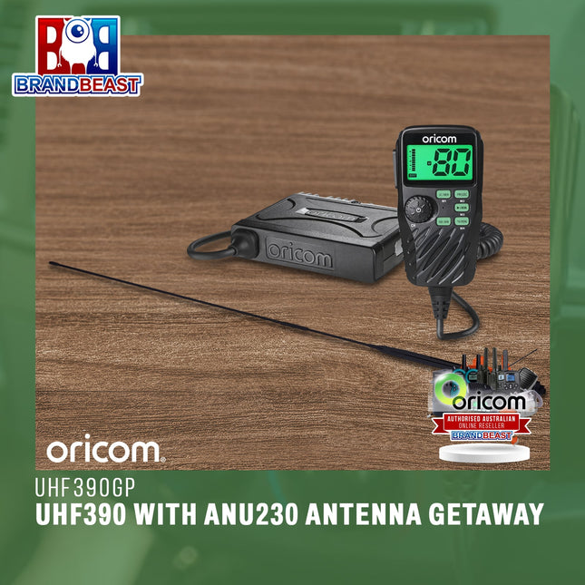 Oricom UHF390GP UHF390P UHF CB Radio + ANU230 6.5dBi Antenna