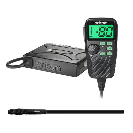 Oricom UHF390R4X4 4X4 Offroad Pack with 5W UHF Radio and Antenna