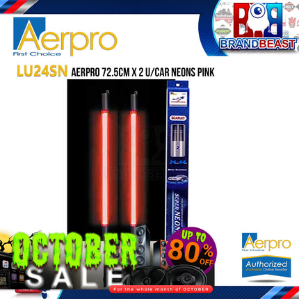 Aerpro LU24SN 72.5Cm x 2 U/Car LED Neon Pink
