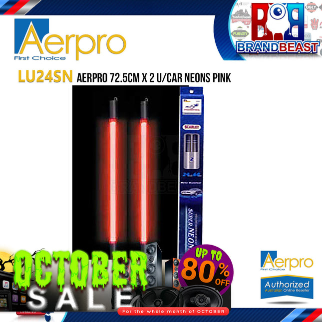 Aerpro LU24SN 72.5Cm x 2 U/Car LED Neon Pink
