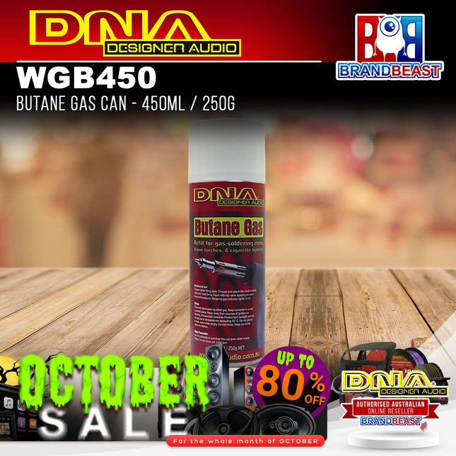DNA WGB450 Butane Gas Can 450ml / 250g
