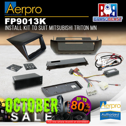 Aerpro FP9013K Install Kit to Suit Mitsubishi Triton 2009-2012 MN [GLX-R]