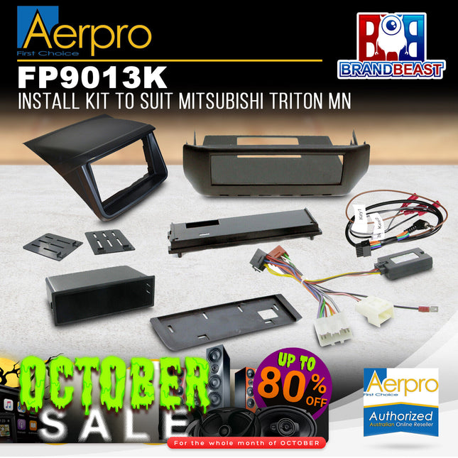 Aerpro FP9013K Install Kit to Suit Mitsubishi Triton 2009-2012 MN [GLX-R]