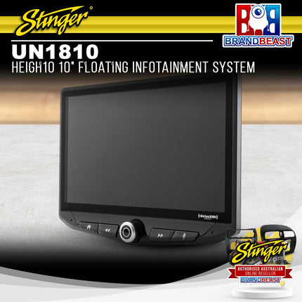 Stinger UN1810 HEIGH10 10" Floating Infotainment System