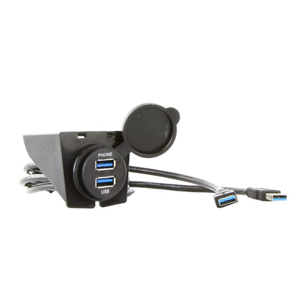 DNA UNIUSB01 Universal Round Mount USB Adaptor Lead To Fit In Most Cigarette Lighter / Accessory Sockets