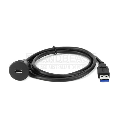 DNA UNIUSB02CA Push In Type-C to USB-A Adaptor Lead 1 Metre